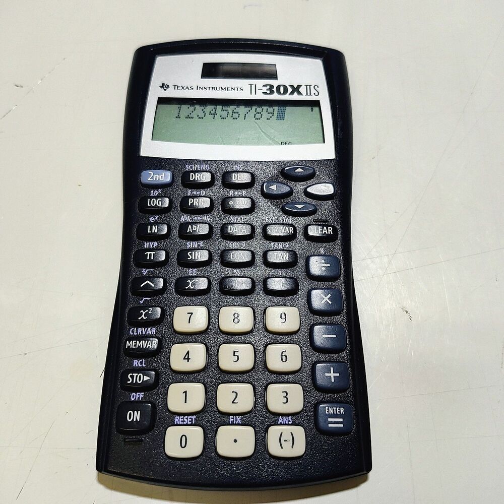 TI-30XiiS Scientific Calculator Texas Instruments  Solar Pocket
